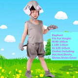 Cute Multiple Animal Costume Children Kids Boys Girls Summer Short Cosplay Costumes  Carnival Party Dress Halloween