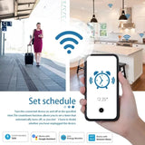 EU Plug Zigbee3.0 or WIFI adapters Smart Sockets With Power Monitor Wireless App Voice Remote Control works with Tuya Smart life