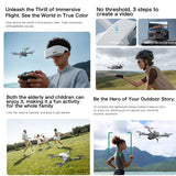 Aeri100 Drone Professional HD Camera WIFI FPV UAV VR Glasses Remote Control Fold Aerial Photography Quadcopter Airplane Toys New