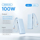 Baseus 25000mAh portable power bank 145W fast charging