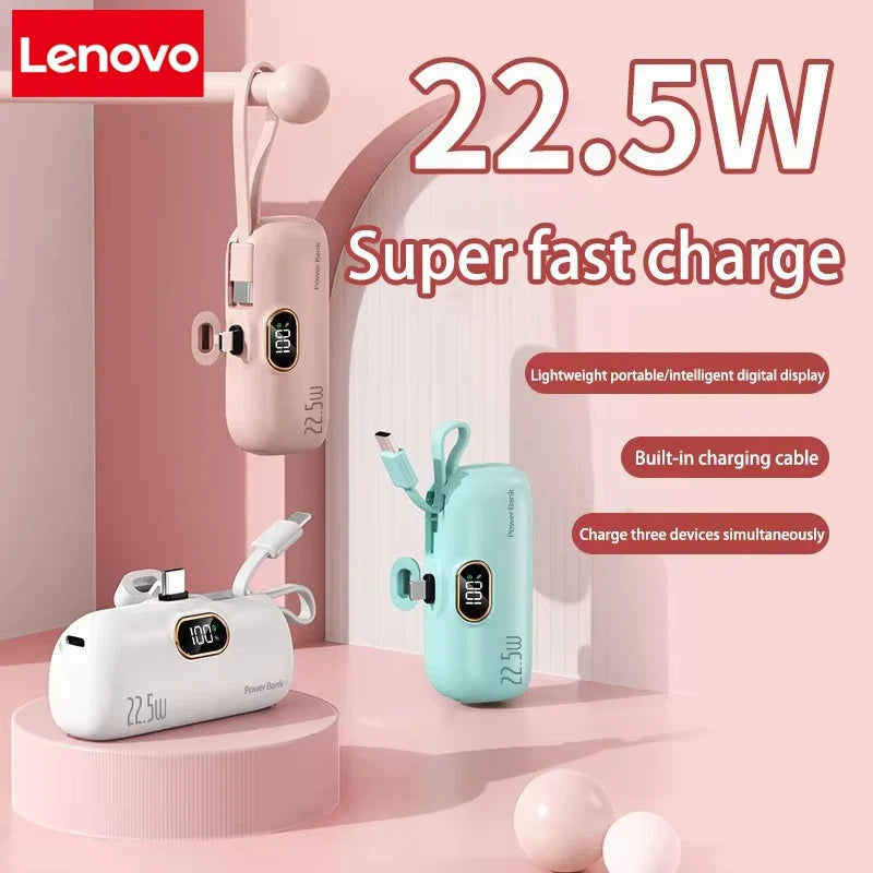 Lenovo 30000mAh portable power bank