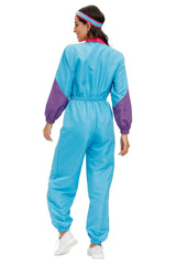 Rock Disco Hippies Cosplay Costume for Adult Women Halloween Carnival Party 70's 80's Hippies Dance Outfits Party Fancy Dress