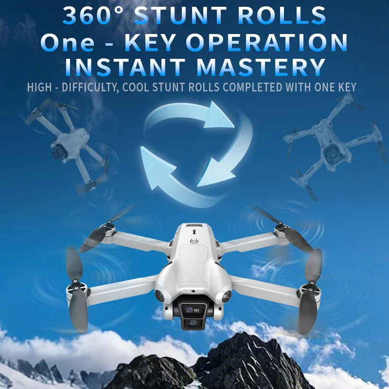 Brushless Intelligent Positioning Drone Remote Control With Screen Quadcopter Aerial Photography Remote Control Aircraft