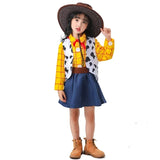 Halloween Couple Family Cosplay Idea Costume Woody Jessie  Outfits Movie Stage Carnival Party Full Set for Adults Men Women