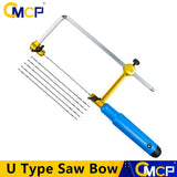 CMCP Adjustable Saw Bow U Type Saw Bow Cutting Tool For Wooden Handle Of Jewelry Saw Frame Hand Tools Jeweler's Saw Frame