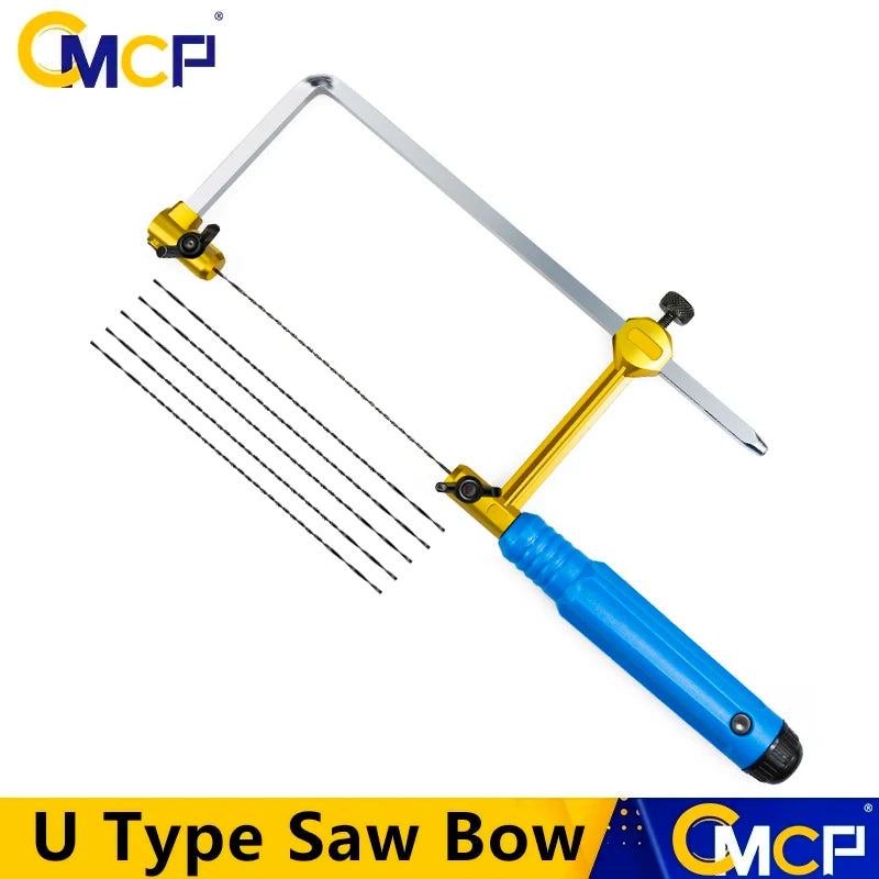 CMCP Adjustable Saw Bow U Type Saw Bow Cutting Tool For Wooden Handle Of Jewelry Saw Frame Hand Tools Jeweler's Saw Frame