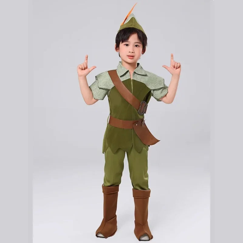 Girls Fairy Tinker Bell Costume Halloween Carnival Elves Party Peter Pan Cosplay Costume for Kids Green Tinkerbell Fancy Dresses