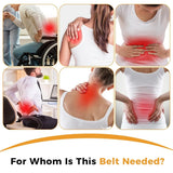 Red and Infrared Light Therapy Belt 660nm 850nm with 210 LEDs for Body Back Waist Wrap with Timer