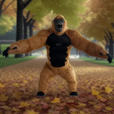 Giant Polar Bear Inflatable Costume Street Funny Polar Bear Mascot Costume Party Cosplay Plush Doll Inflatable Mascot Costume