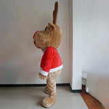 Christmas Reindeer Mascot Costumes Cartoon Elk Adult Cosplay Deer Clothes New Year Fancy Dress Carnival Event Advertising Props