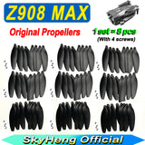 8Pcs Original Z908 ProMAX Drone Propellers Z908 Max Spare Blades Maple Leaf For Z908 Max Drone Propellers Accessories Parts