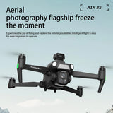 New A1R 3S GPS Drone 8K Professional Camera Aerial FPV Brush power Laser Obstacle with Large Screen Remote Control Folding RC