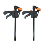1Pc/5Pcs Woodworking Mini 4 Inch F Clamp Locator Nylon Fast Wooden Board Clamp Metal Fixed Clamp Hand Tool Set