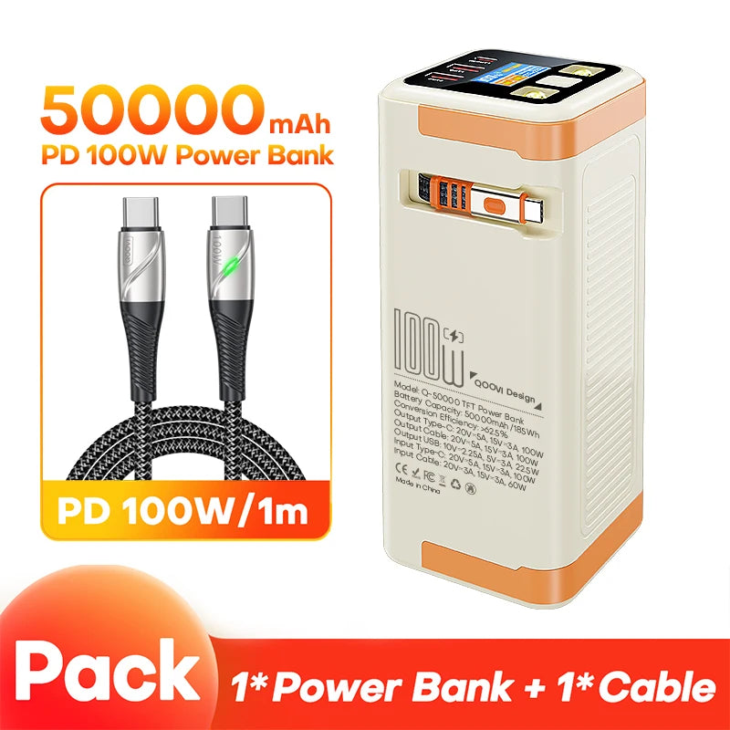 Xiaomi 50000mAh portable power bank 100W fast charging