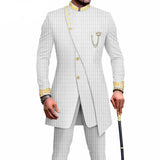 New Casual Men's Suit Slim Two-piece Set Costume Homme Suits for Costume Homme Pour Mariage Terno Masculino Completo