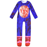 Boys Anime Cosplay Costume Set Child Bloody Sonices Costume Girls Halloween Cosplay Jumpsuit + Mask Kids Christmas Party Up Gift