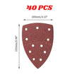 10/20/40 PCS 11Holes Mouse 40- Grits Paper Detail Sanding Sander Sande UK