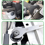Ultra-thin Open End Wrench 5-32MM Ratchet Wrenches Universal Spanners Dual-purpose Wrench for Bicycle Motorcycle Car Repair Tool