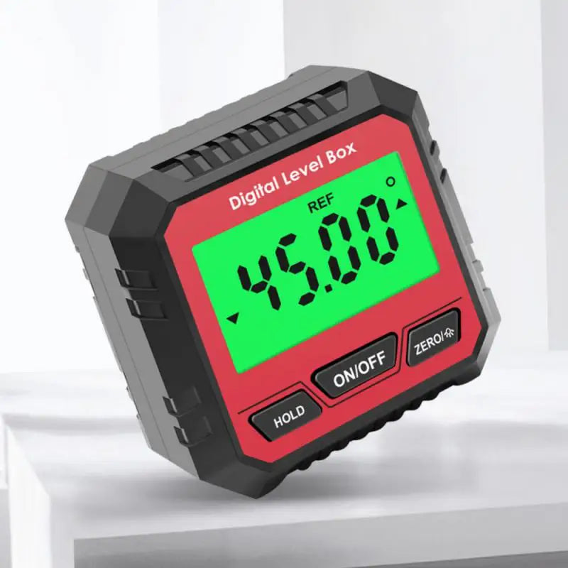 360 Degree Digital Angle Finder Level Box Protractor Bevel Ruler Gauge Inclinometer with Magnetic Based Backlight