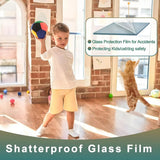 Clear Security and Safety Window Film Shatterproof Film for Glass Windows Anti Shatter Tempered Glass Cover Clings Film for Home