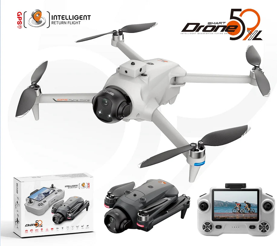 2026 YL059 Professional GPS Drone Can Airdrop Function Lifting Brushless Obstacle Avoidance Camera With Screen Control Drone Toy