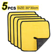 Car Wash Microfiber Towel 30x30/60CM Car Cleaning Drying Cloth Hemming UK