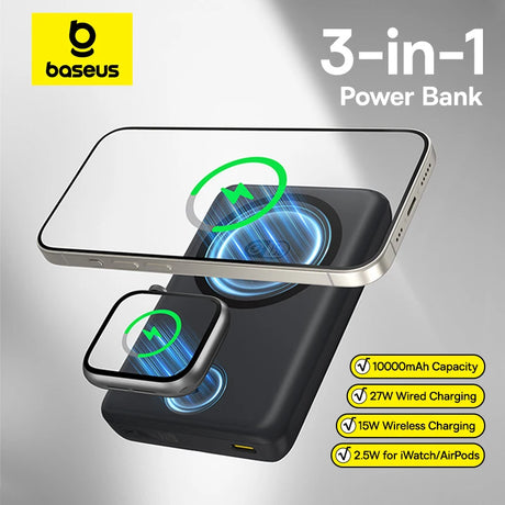 Baseus 10000mAh portable power bank 27W fast charging