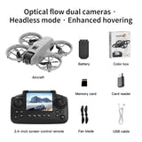 YL3 Drone Screen Control Aerial Drone High Definition Dual Camera Remote Control Aircraft Aviation Folding Quadcopter Kid Gift