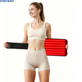 Red and Infrared Light Therapy Belt 660nm 850nm with 210 LEDs for Body Back Waist Wrap with Timer