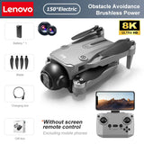 Lenovo D18 GPS Drone 8K Aerial HD Dual Camera Intelligent Obstacle Avoidance Brushless Power 5G WIFI GPS Return Screen RC Drone