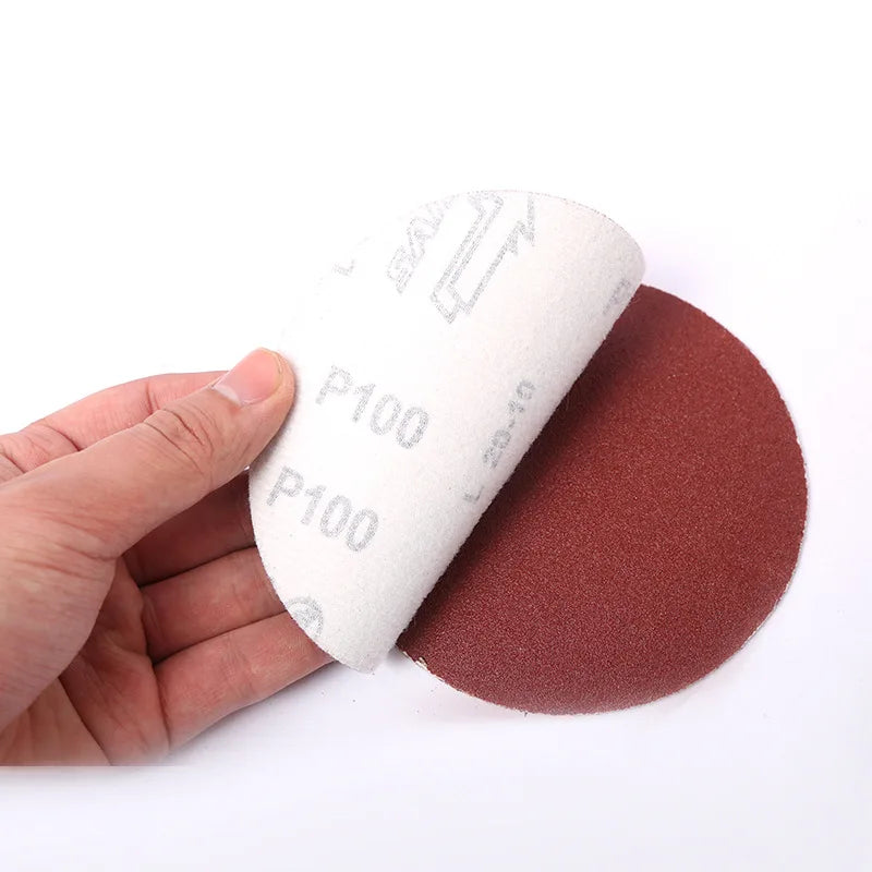 100-125-150-180mm Sanding Paper Set 3-4-5-6-7 Inches 40-60-80-120-2000 Grid Metal Polished Woodworking Tools Dremel Accessories