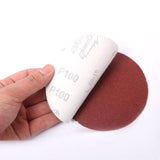 100-125-150-180mm Sanding Paper Set 3-4-5-6-7 Inches 40-60-80-120-2000 Grid Metal Polished Woodworking Tools Dremel Accessories