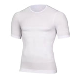Mens Slimming Body Shaper Compression Shirt Tummy Control Slimmer Shapewear Gynecomastia Undershirt Posture Corrector Tops