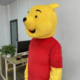 ABC123Cosplay cut Winnie the Pooh bear Mascot Cartoon character Advertising Costume Party Animal car4,b;6.k,9/g'