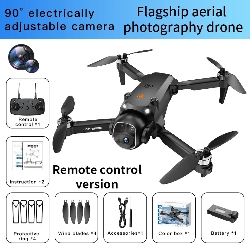 H21 Drone with VR Glasses 4K High-Definition Camera Brushless Motor RC Quadcopter optical flow dron aerial photography aircraft
