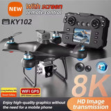 new KY102 With Screen Rc Drone Professional brushless 8K Camera Four-Axis Aerial Photography 5G WIFI RC Quadcopter