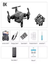 V2 New Mini Drone Professional HD Camera 5G Wifi FPV Air Pressure Altitude Hold Foldable Quadcopter RC Drone Toys UAV 2026