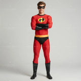 Mr Mrs Incredible Cosplay Elasti Girl Family Matching Outfit Adult Zentai Bodysuit Halloween Costumes Family Cosplay Costumes