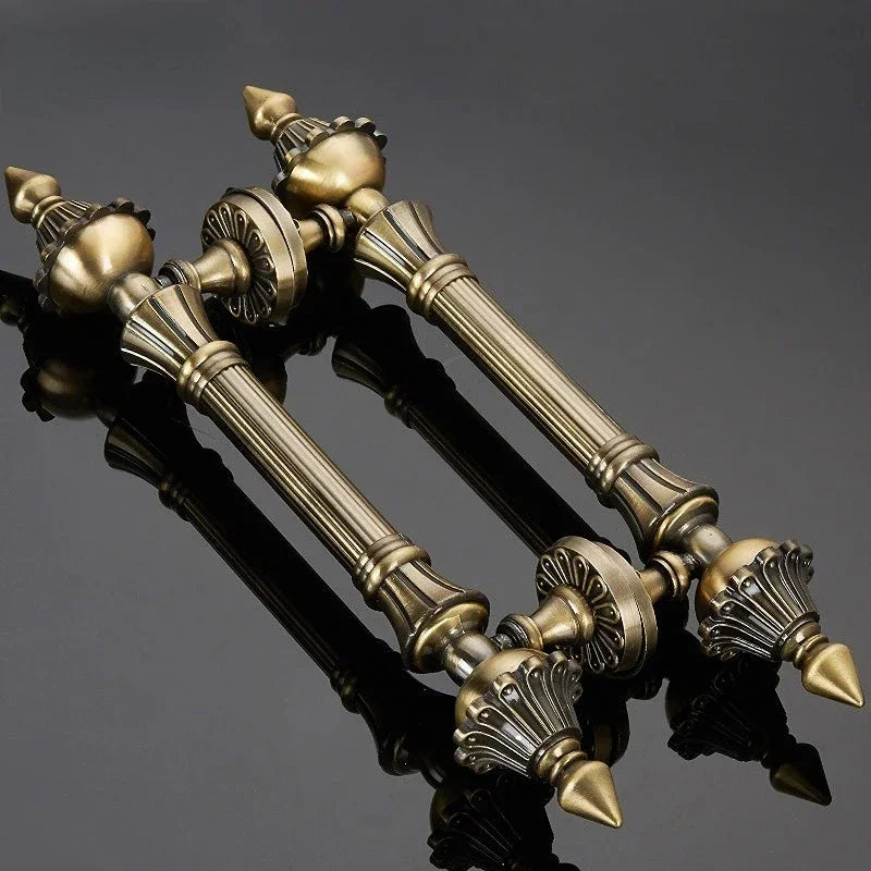 1PCS Open Door Handle Door Handle Open Child and Mother Door KTV European Wooden Handle