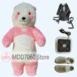 Giant Panda Inflatable Costume Street Funny Polar Bear Mascot Costume Party Role Playing Plush Inflatable Mascot Costume