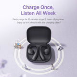 Baseus BF1 Lite Open-Ear Sport Wireless Earphones Bluetooth 5.4 EarHooks Big Bass Sport Earbuds 60Hrs Playtime