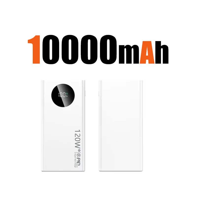 50000mAh portable power bank 120W fast charging