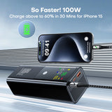 20000mAh portable power bank 100W fast charging