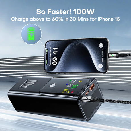 20000mAh portable power bank 100W fast charging