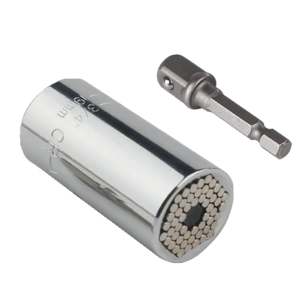 Socket Magic Items Multifunctional Silvery 7 to 19mm Magic Socket Multi Purpose Wrench Ex ...