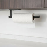 Strong Adhesive Paper Towel Holder, Adjustable Kitchen Organizer, for Countertop or Wall, Rust Proof