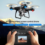 new KY102 With Screen Rc Drone Professional brushless 8K Camera Four-Axis Aerial Photography 5G WIFI RC Quadcopter