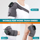 660 and 850nm Multifunctional LED Light Devices Knee Pad Brace 3 In 1 Heating Shoulder Elbow Joint Thermal Belts Pads