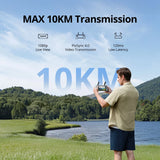 Potensic ATOM 2 Drone with PTD 1 Remote Control 4K Video, 8K Photo, 2.7K Vertical Shoot Camera Drones, Max 10KM, AI Night Shot