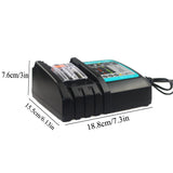 2x 18V 8Ah For Makita LXT Lithium-ion Battery and DC18RC  Charger BL1830 BL1815 BL1850 Compatible with Makita 18v Battery
